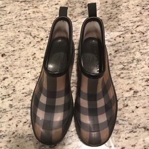 Burberry Check Rain Ankle Boots Size 39